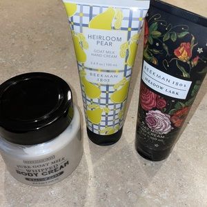 Beekman 1802 Body Cream and Hand Lotion